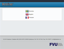 Tablet Screenshot of dataliner.se